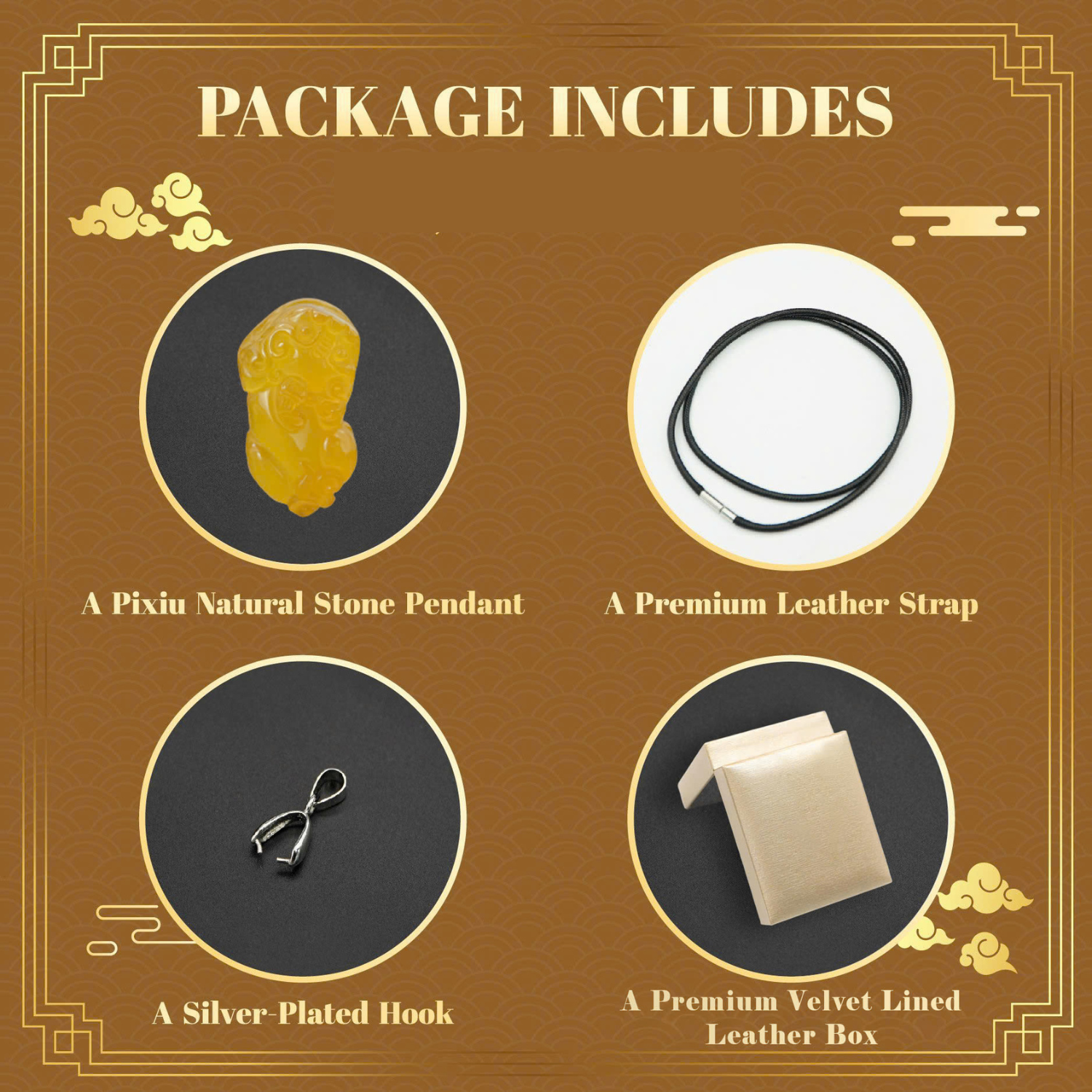 Lucky Pixiu Stone - Yellow