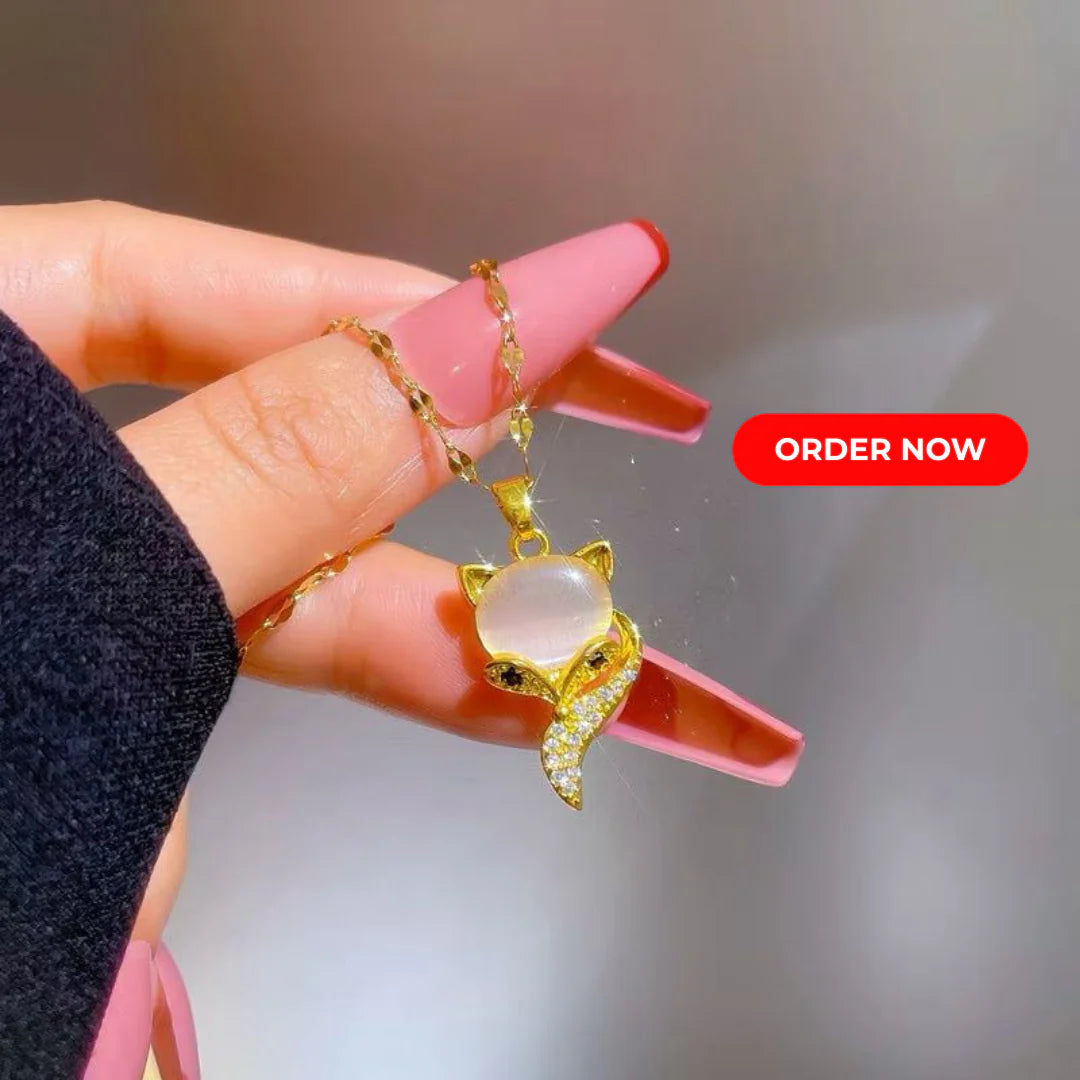 CAT’S EYE FOX QUEEN NECKLACE