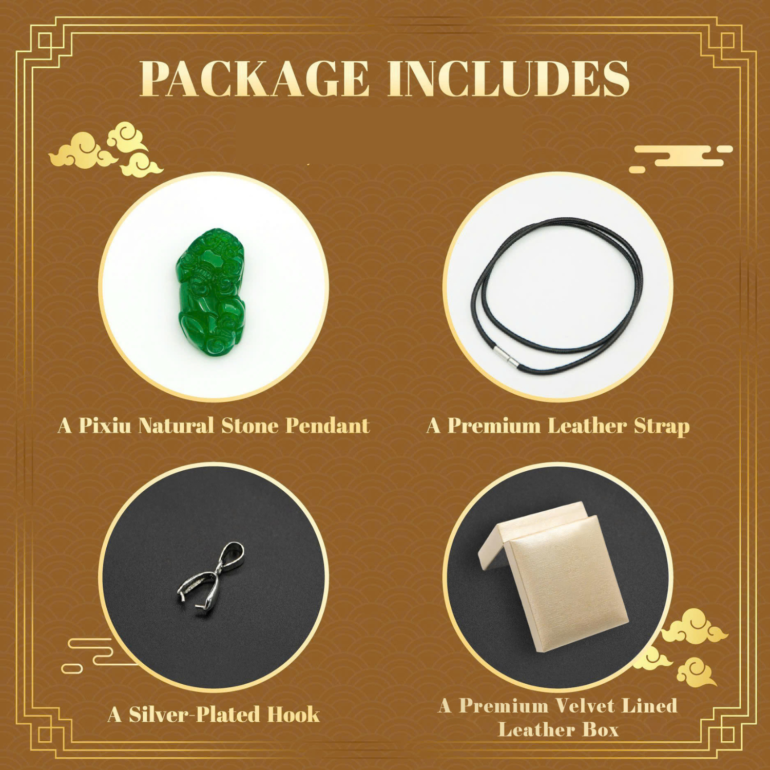 Lucky Pixiu Stone - Green