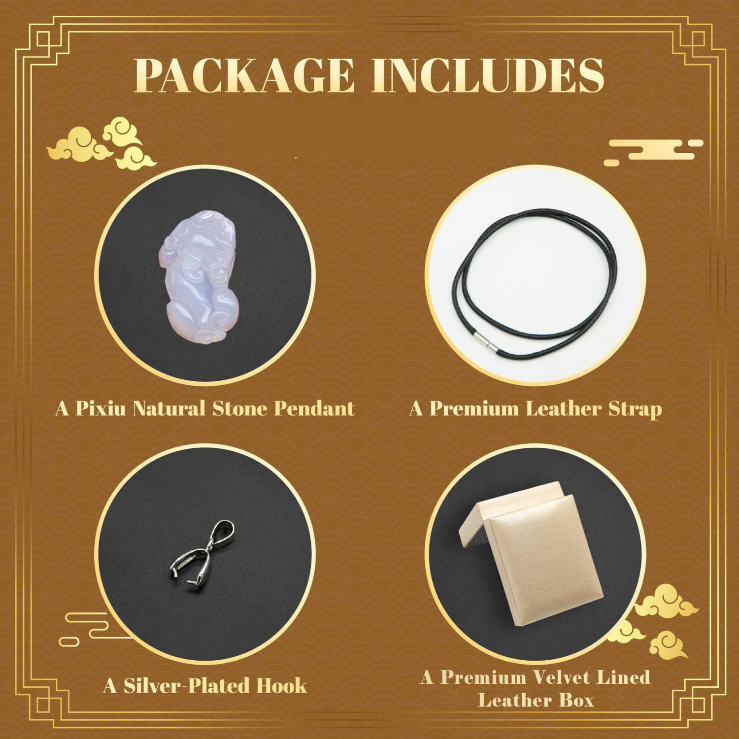 Lucky Pixiu Stone - White