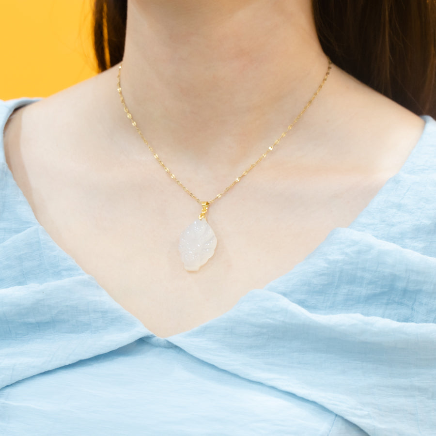 Lucky Fox Queen Stone - White