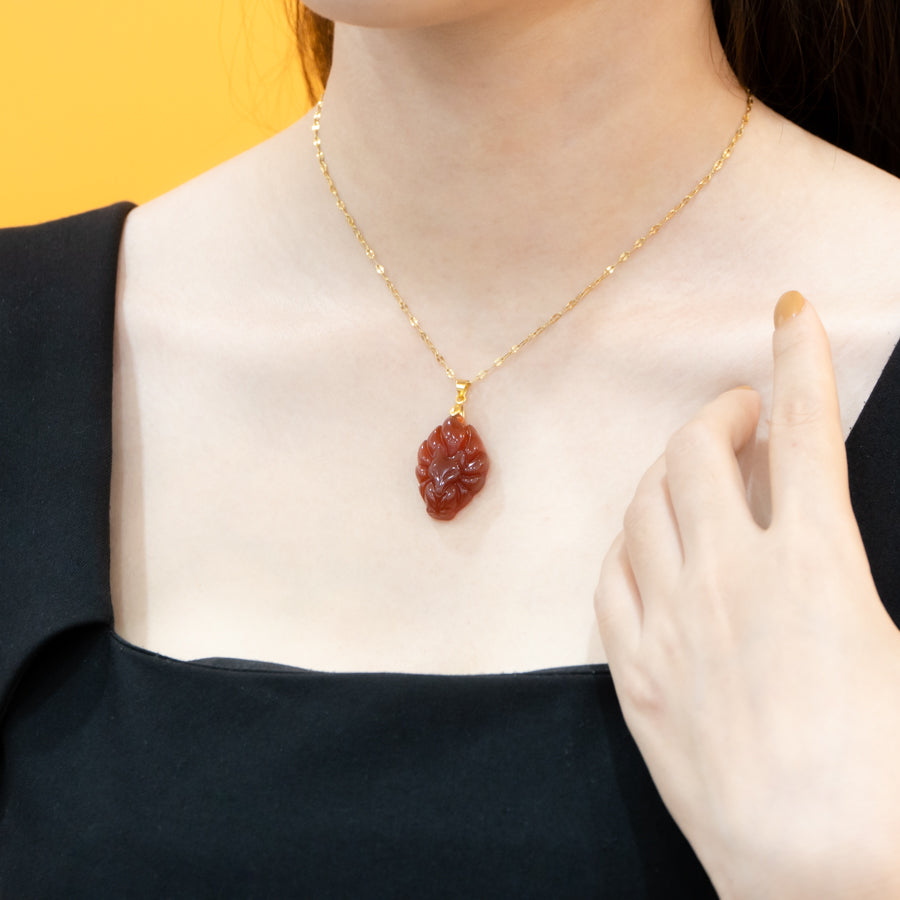 Lucky Fox Queen Stone - Red