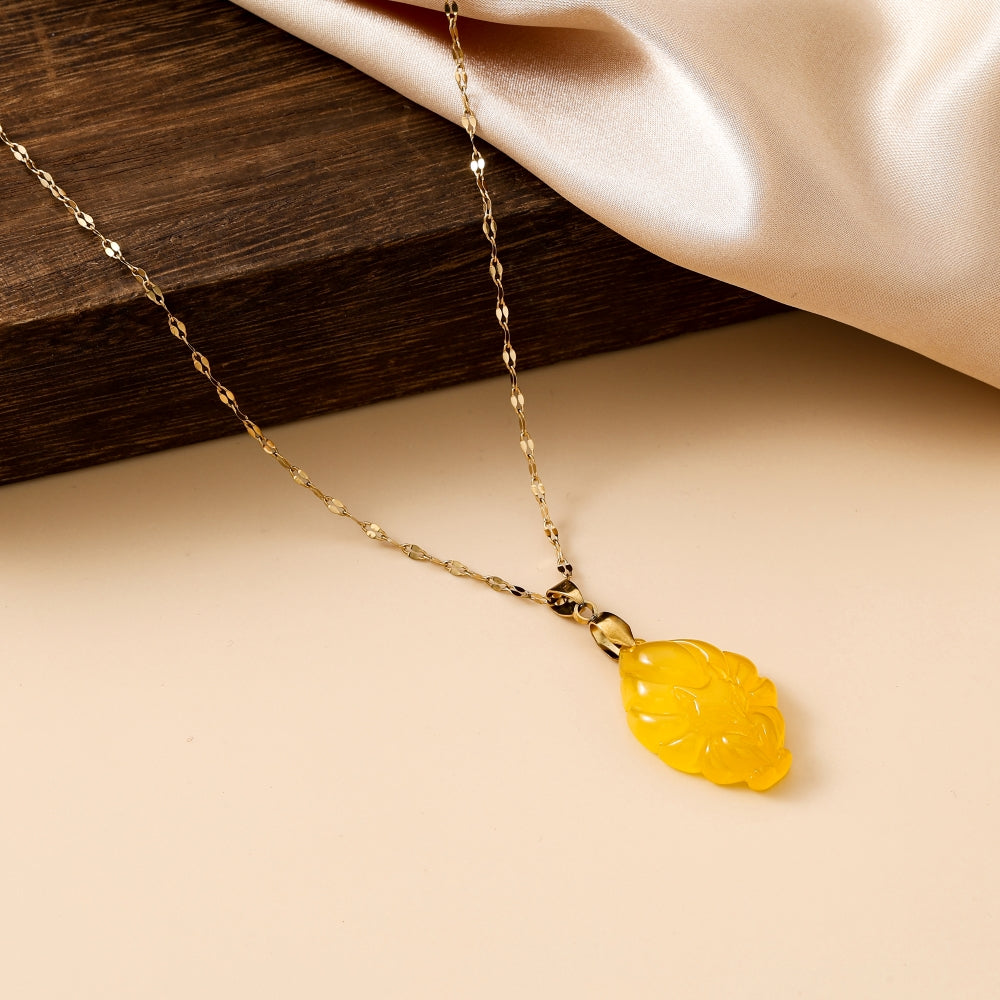 Lucky Fox Queen Stone - Yellow