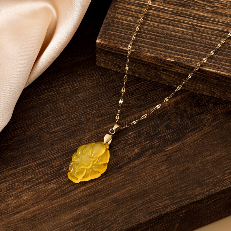 Lucky Fox Queen Stone - Yellow