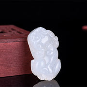 Lucky Pixiu Stone - White